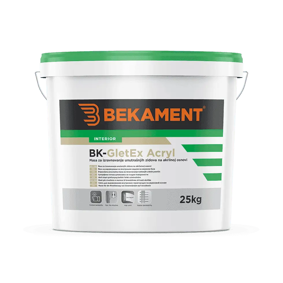 BK-GletEx Acryl 25kg (gotovi glet)
