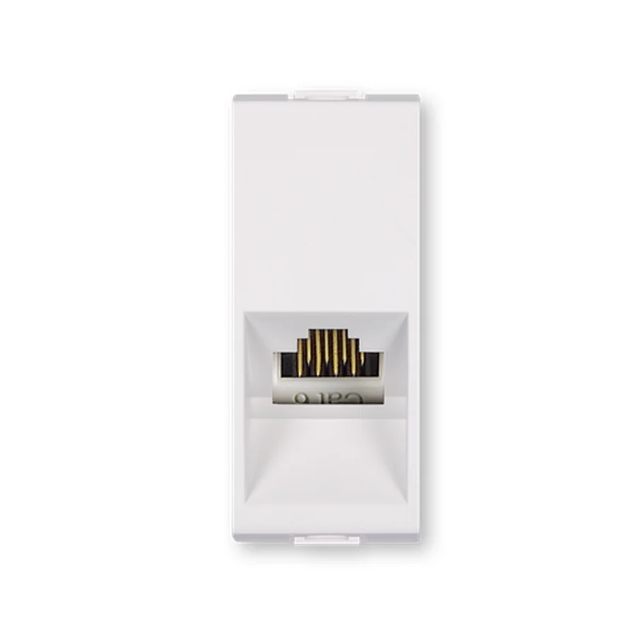 PRIKLJUCNICA KOMUNIKACIJSKA RJ 45 8/8 CAT 6 1M BIJELA, 665.0, ALING MODE