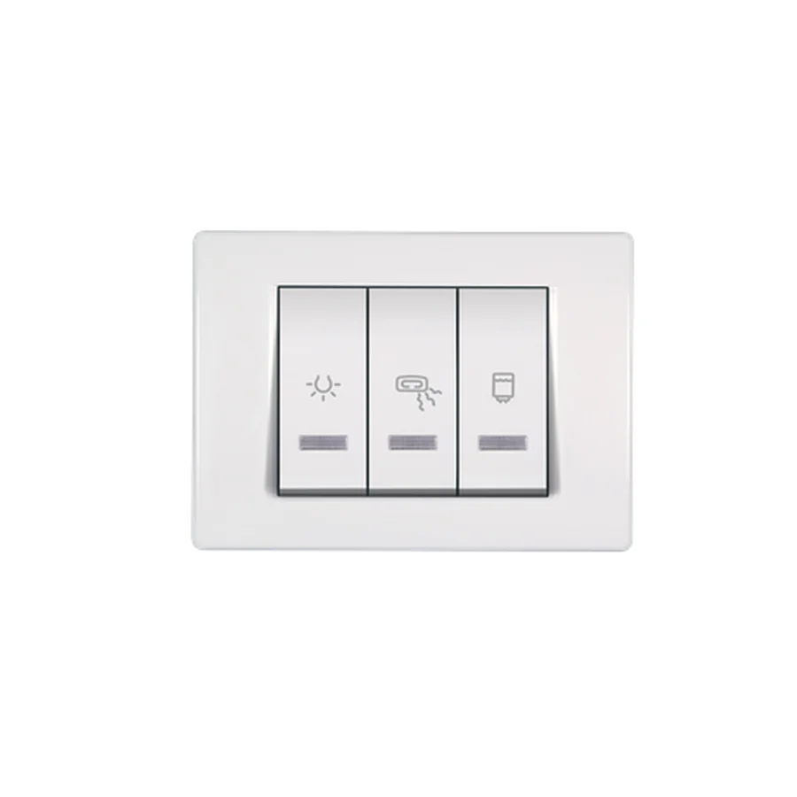 INDIKATOR HORIZONTALNI SA TRI PREKIDACA 10/2X16A BIJELI 66911.00, ALING-CONEL