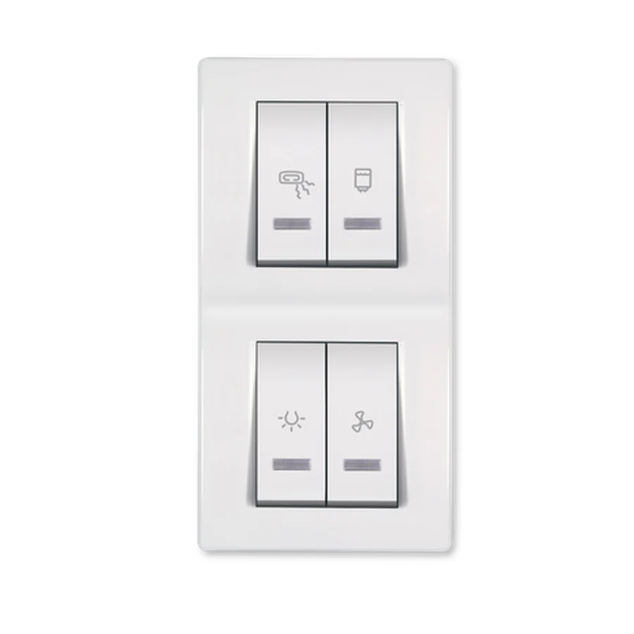 INDIKATOR ZA KUPATILO MODE 2X10+2X16A 250V VERTIKALNI, 66914.00, ALING-CONEL