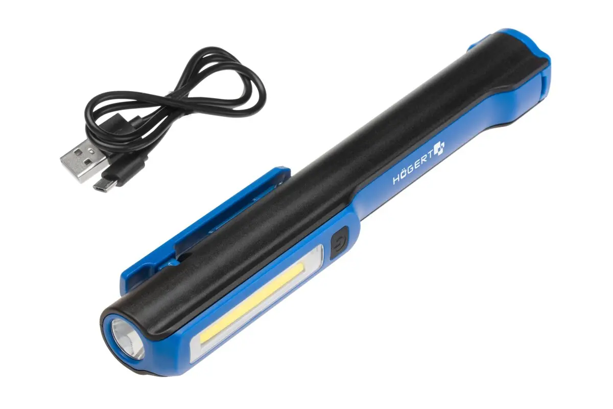 Radionička led lampa (pen type), priključak USB, COB 3W, 1200 mAh, magnet,