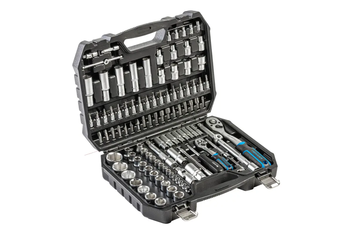 Set nasadnih ključeva 1/4"-1/2", CrV 112-dijelni, račna 72 zuba