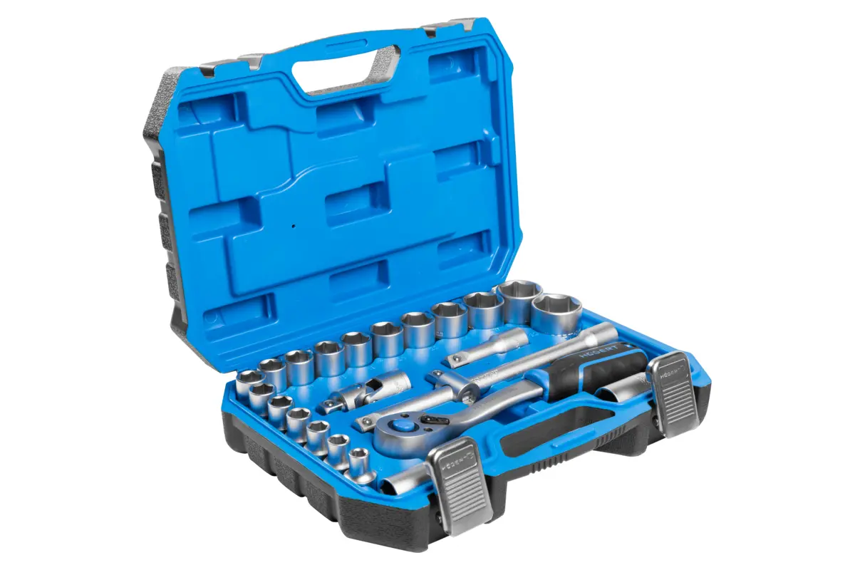 Set nasadnih ključeva 1/2" u plastičnom koferu, 24-dijelni