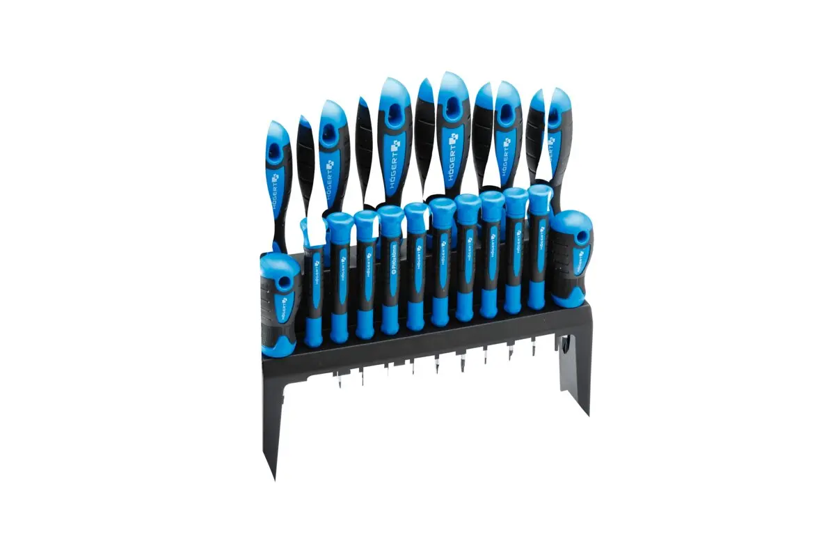 Set odvijača križni/ravni/torx 18-dijelni, na plastičnom stalku, S2