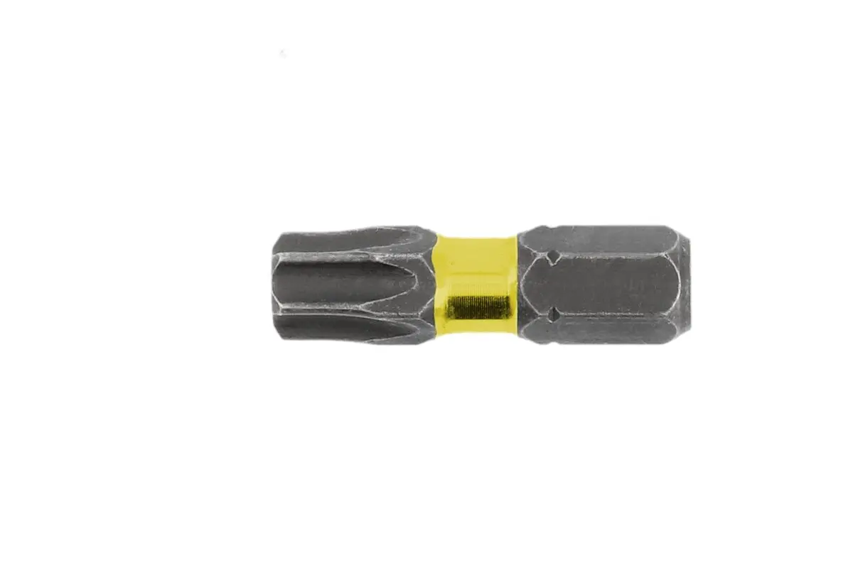 Bit nastavak 1/4" Tamper Torx TT30, 25mm, S2 (pakiranje 5 komada)