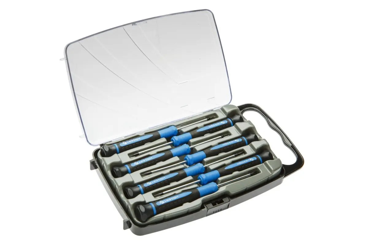 Set odvijača precizni križni/ravni/torx 7-dijelni, u plastičnoj kutiji