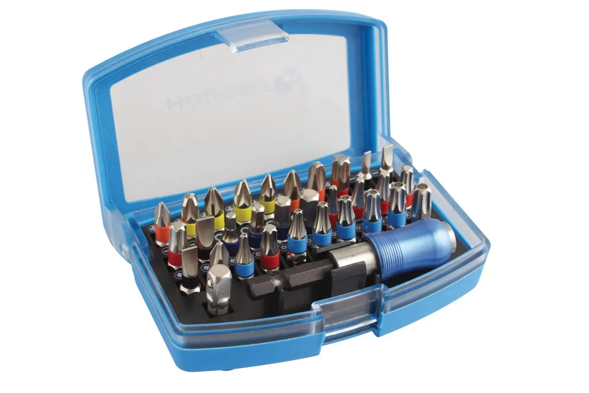 Set bitova križni/ravni/torx 32-dijelni, u plastičnoj kutiji, S2
