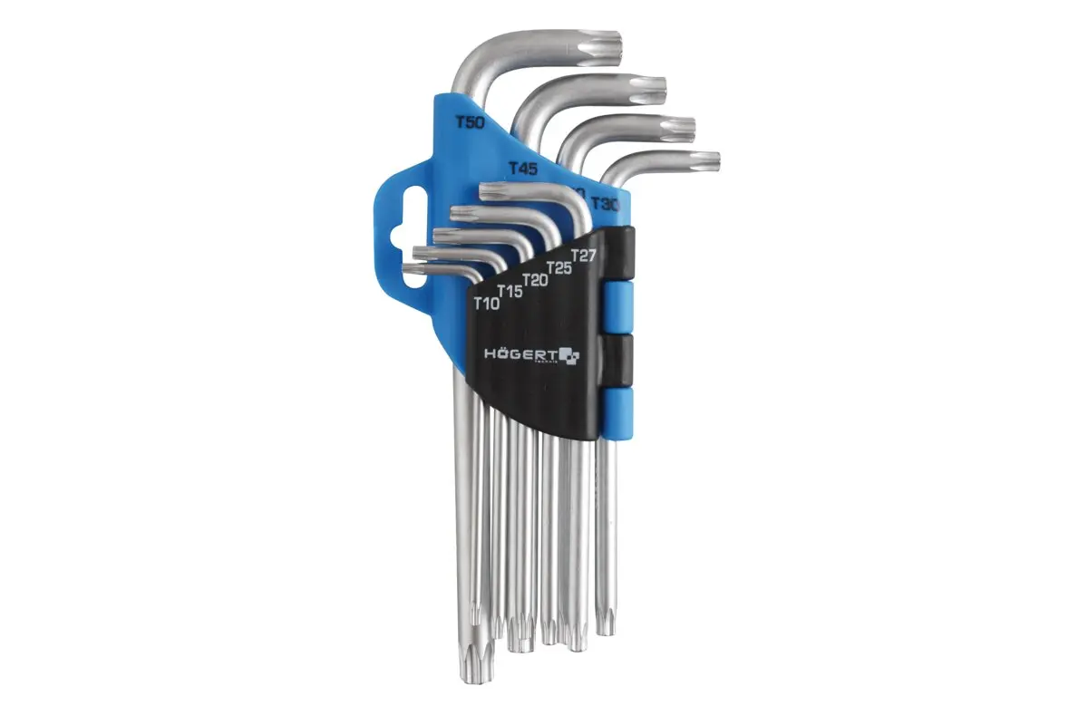 Set Torx ključeva dugi T10-T50, 9-dijelni, CrV