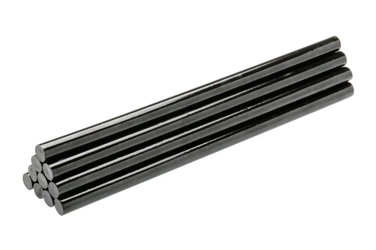 Štapić ljepila za pištolj 250 mm, 11.2mm, 12 komada crni