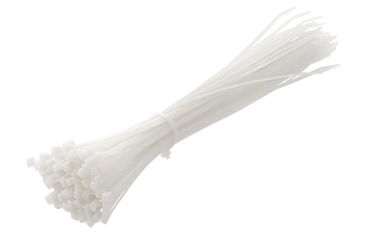 Plastična vezica, bijela, 3,6 x 300 mm, 100 komada