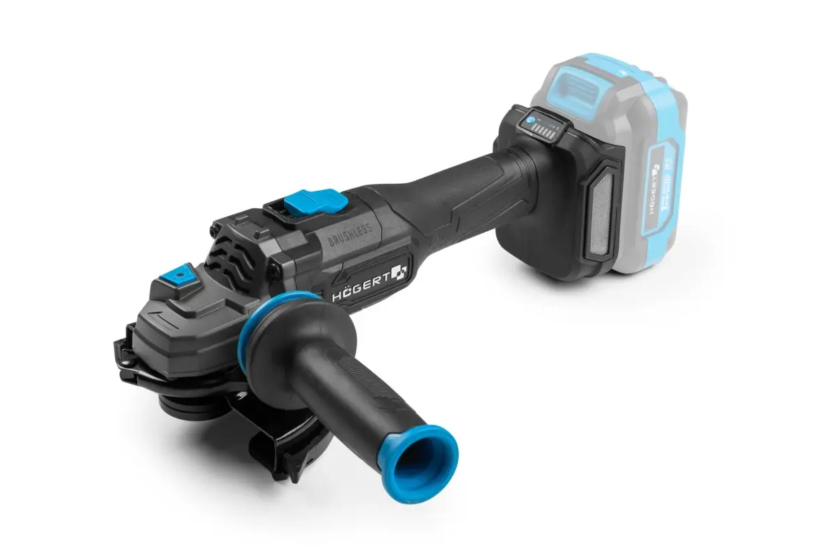 Kutna brusilica s regulacijom brzine 125 mm, motor bez četkica, 18V