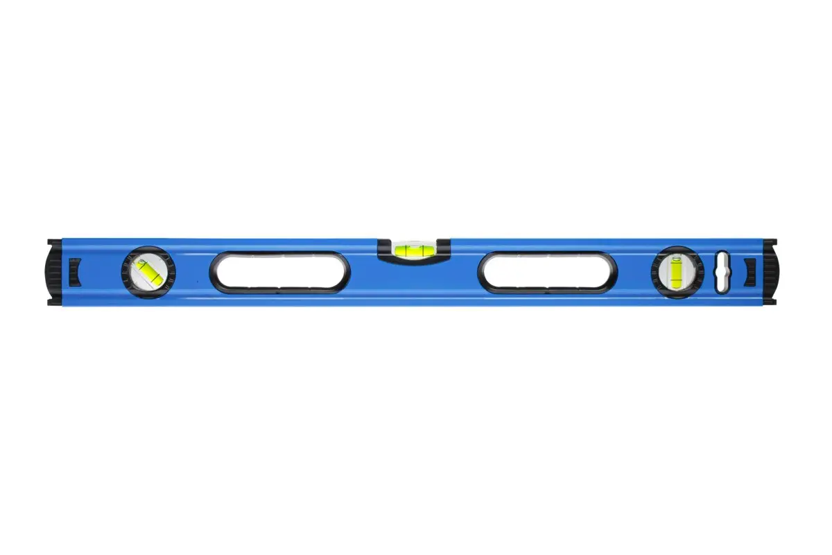 Libela s rukohvatima aluminijska 100 cm, 3 nivelatora