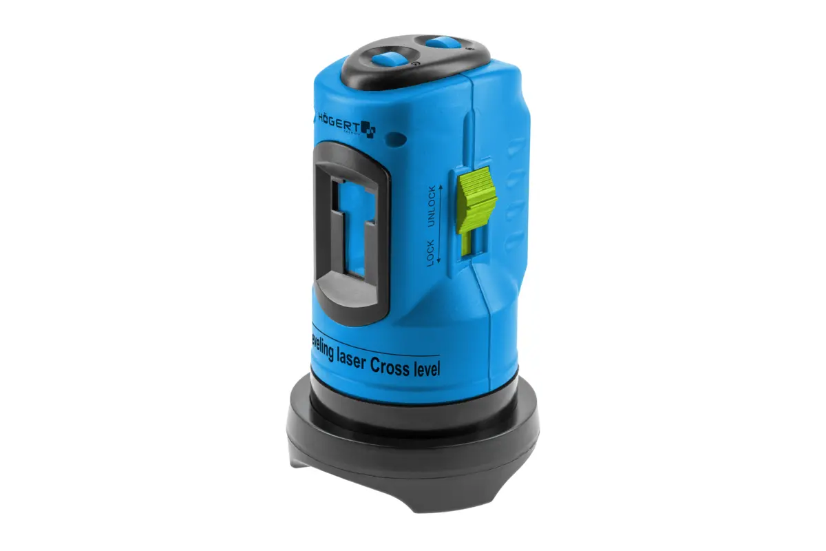 Laserski nivelator (okomito/vodoravno/križ), crveni snop, automatsko zakjučavanje