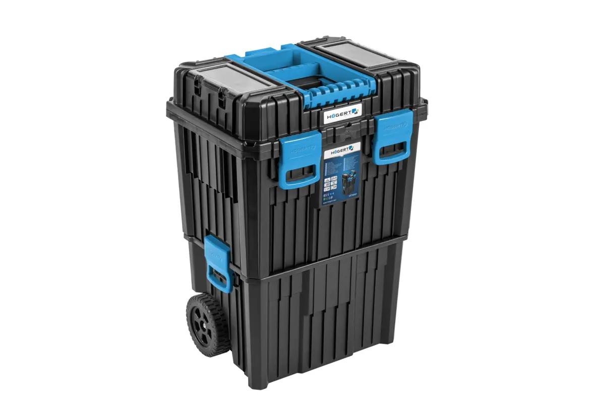Modularna kutija za alat, 2 modula, mobilna, zaštita od ulja i vode, max. 30kg