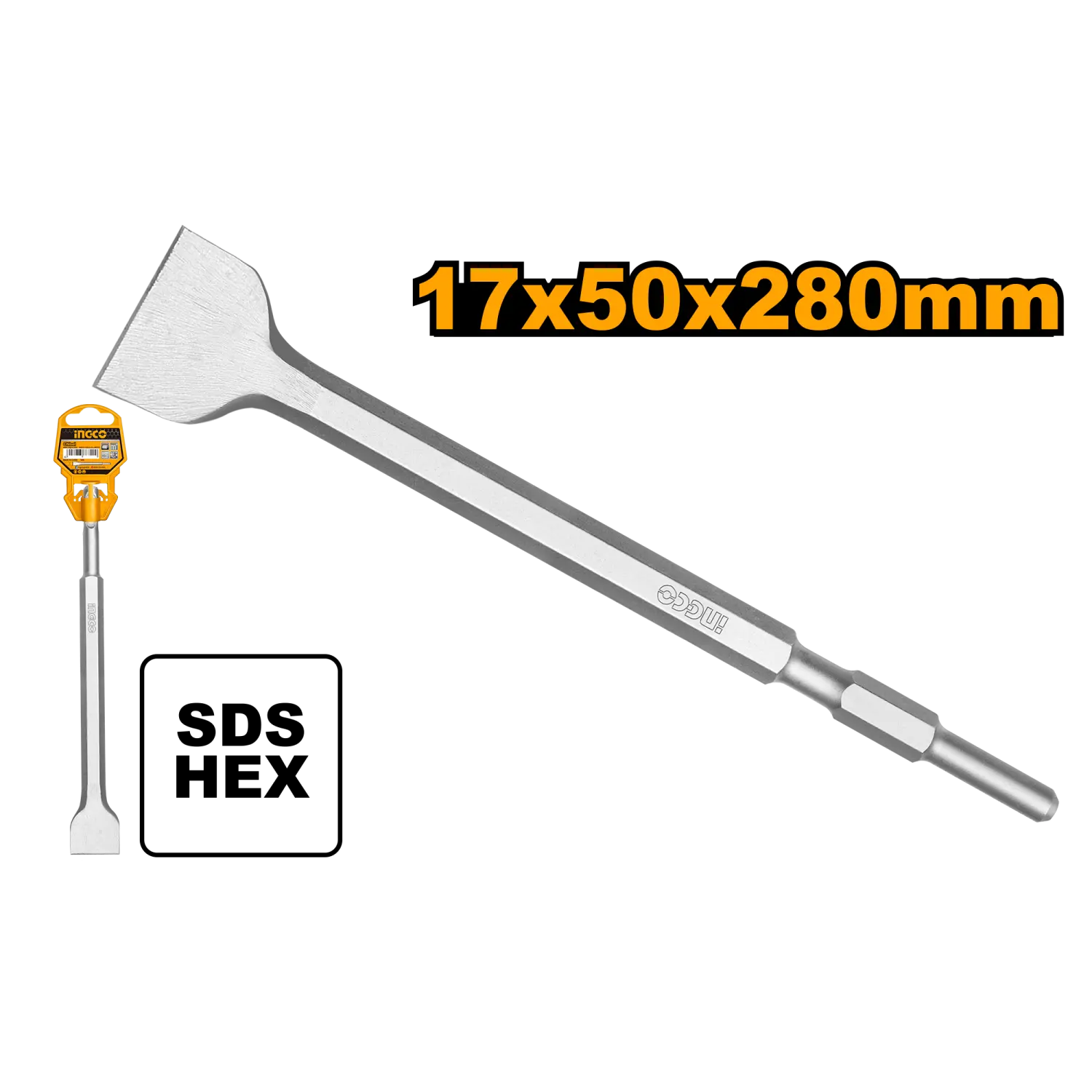 DLIJETO PLJOSNATO HEX 17X280X50MM DBC0522802