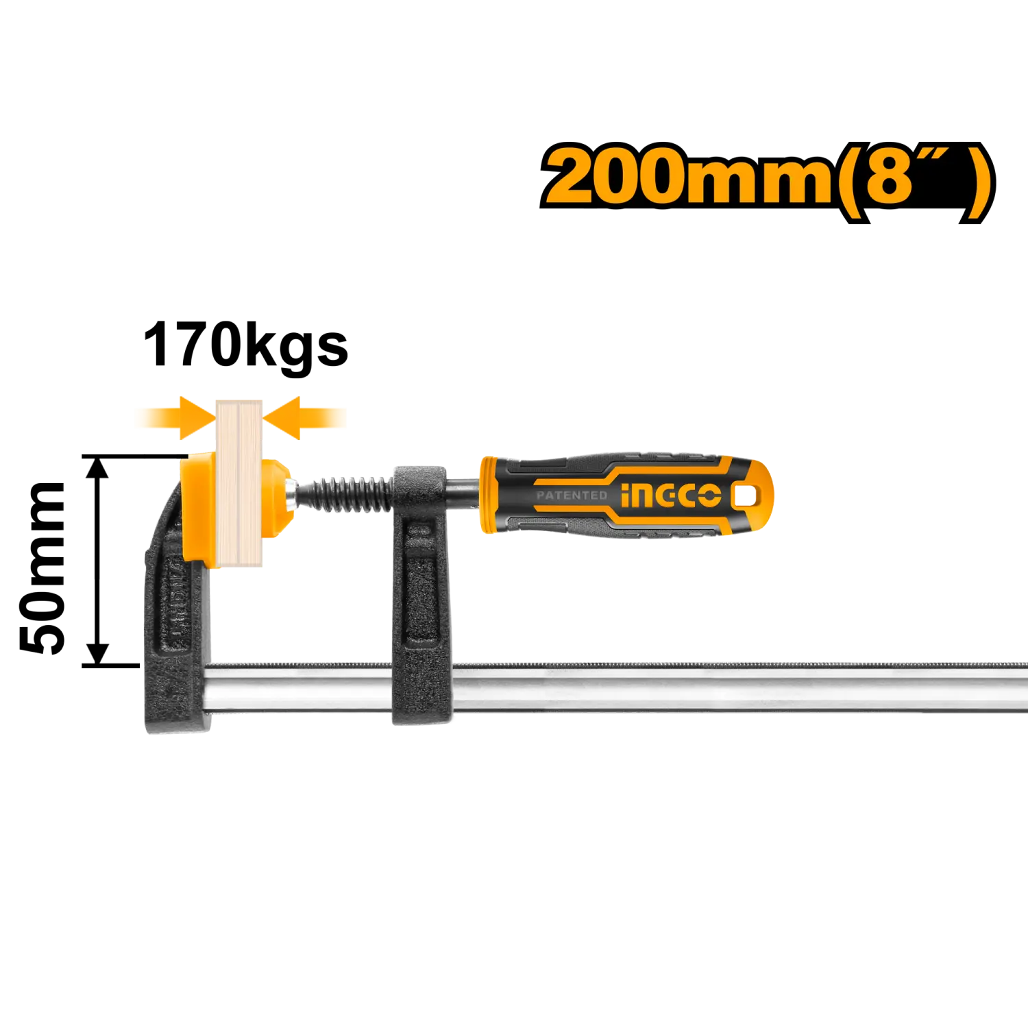 STEGA STOLARSKA 200MM, 170KG, INDUST. HFC020502