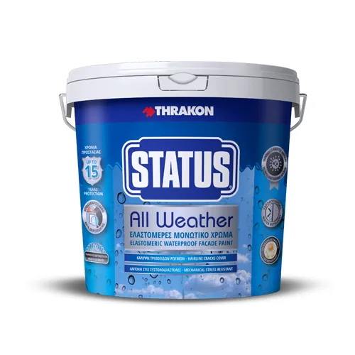 STATUS All Weather – elastomerna hidroizolaciona fasadna boja